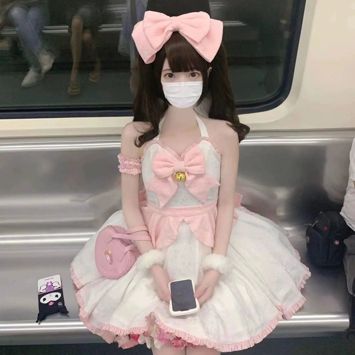 Sweet Kawaii Japanese Pink Maid Dress - SS69
