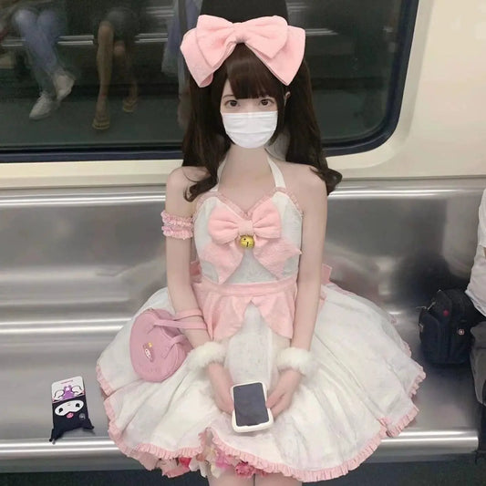 Sweet Kawaii Japanese Pink Maid Dress - SS69