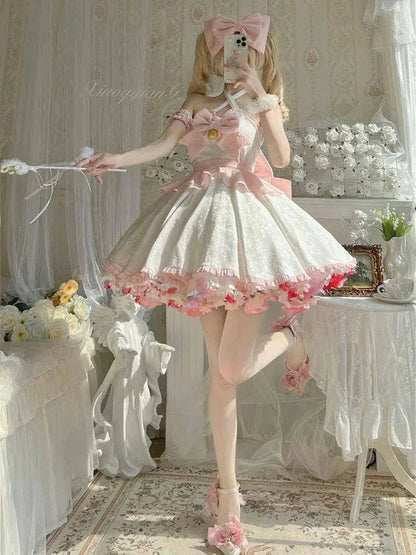 Sweet Kawaii Japanese Pink Maid Dress SS69