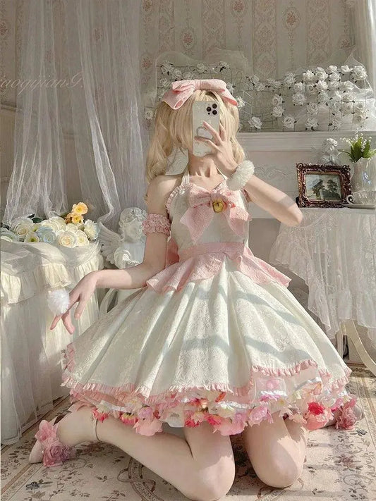 Sweet Kawaii Japanese Pink Maid Dress SS69
