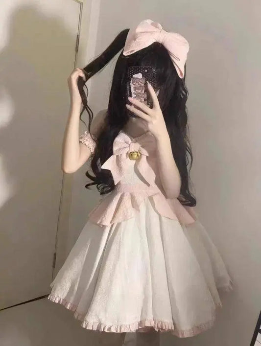 Sweet Kawaii Japanese Pink Maid Dress SS69