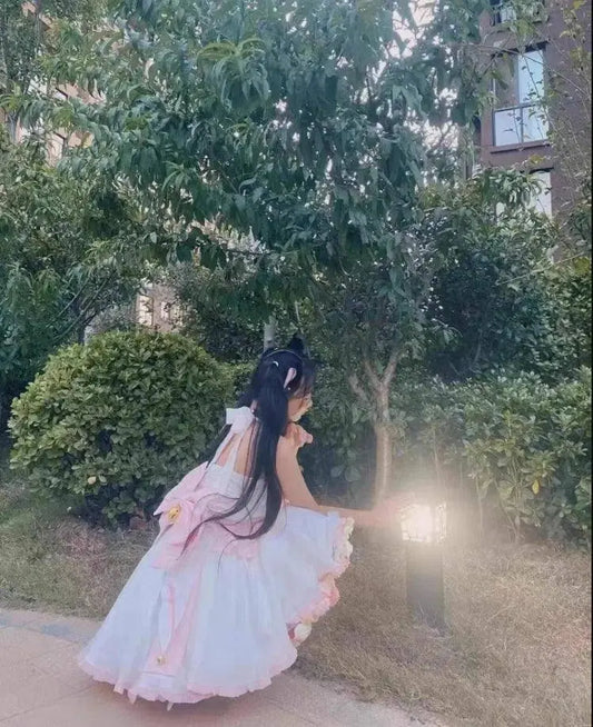 Sweet Kawaii Japanese Pink Maid Dress SS69