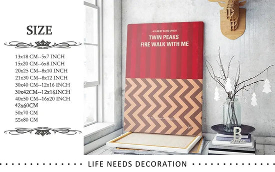 TV Play Series Twin Peaks Poster, Fire Walk With Me Wall Art, The Return Art Prints, David Lynch Artwork Twin Peaks Poster SS69
