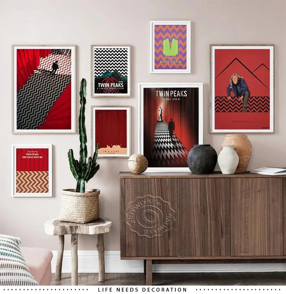 TV Play Series Twin Peaks Poster, Fire Walk With Me Wall Art, The Return Art Prints, David Lynch Artwork Twin Peaks Poster SS69