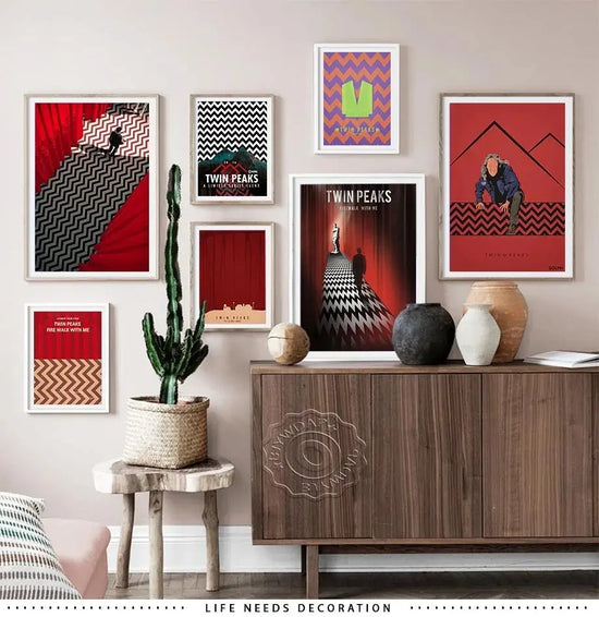 TV Play Series Twin Peaks Poster, Fire Walk With Me Wall Art, The Return Art Prints, David Lynch Artwork Twin Peaks Poster SS69