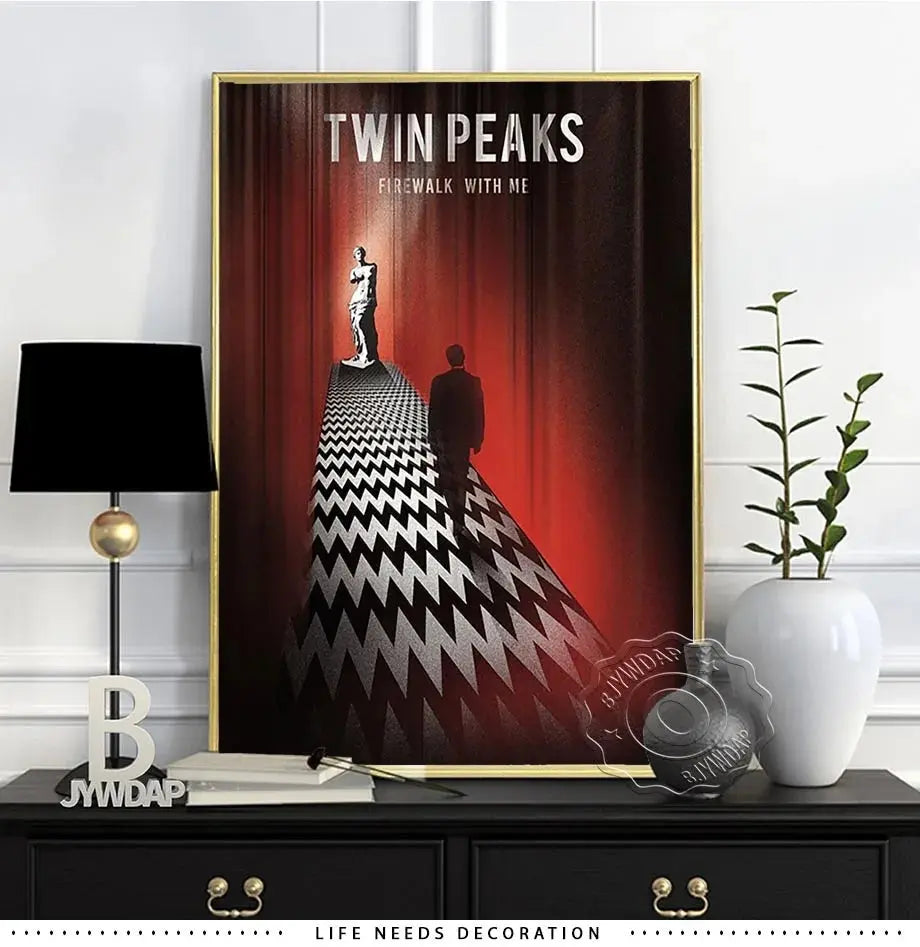 TV Play Series Twin Peaks Poster, Fire Walk With Me Wall Art, The Return Art Prints, David Lynch Artwork Twin Peaks Poster SS69