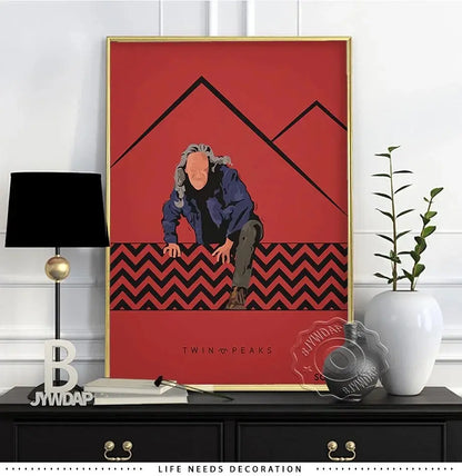 TV Play Series Twin Peaks Poster, Fire Walk With Me Wall Art, The Return Art Prints, David Lynch Artwork Twin Peaks Poster SS69