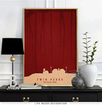 TV Play Series Twin Peaks Poster, Fire Walk With Me Wall Art, The Return Art Prints, David Lynch Artwork Twin Peaks Poster SS69