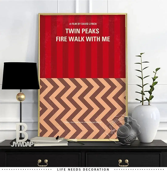 TV Play Series Twin Peaks Poster, Fire Walk With Me Wall Art, The Return Art Prints, David Lynch Artwork Twin Peaks Poster SS69