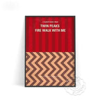 TV Play Series Twin Peaks Poster, Fire Walk With Me Wall Art, The Return Art Prints, David Lynch Artwork Twin Peaks Poster SS69 21.69 C / 55x80cm No Frame