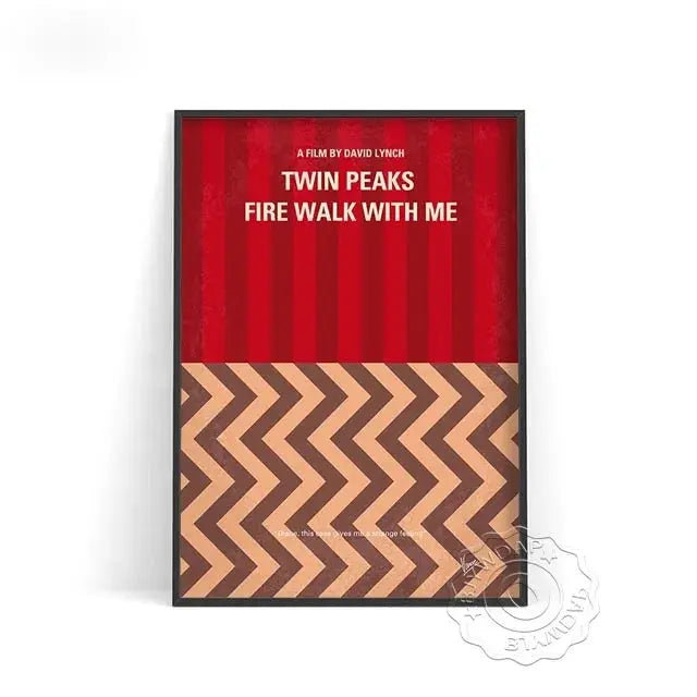 TV Play Series Twin Peaks Poster, Fire Walk With Me Wall Art, The Return Art Prints, David Lynch Artwork Twin Peaks Poster SS69 21.69 C / 55x80cm No Frame