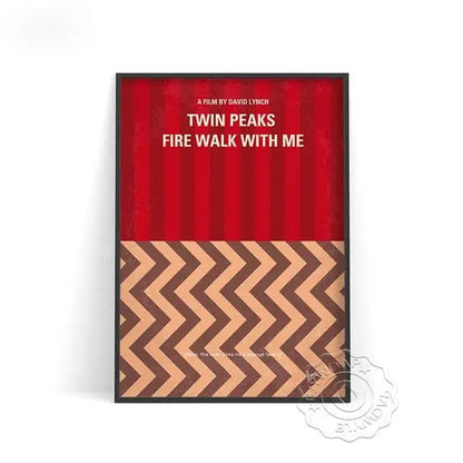 TV Play Series Twin Peaks Poster, Fire Walk With Me Wall Art, The Return Art Prints, David Lynch Artwork Twin Peaks Poster SS69 21.69 C / 55x80cm No Frame