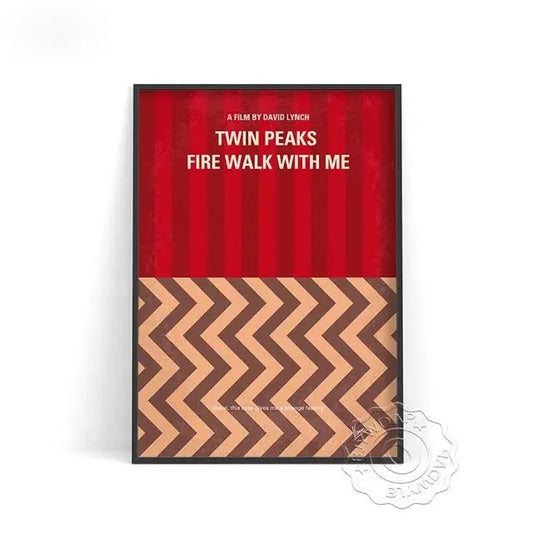 TV Play Series Twin Peaks Poster, Fire Walk With Me Wall Art, The Return Art Prints, David Lynch Artwork Twin Peaks Poster SS69 21.69 C / 55x80cm No Frame