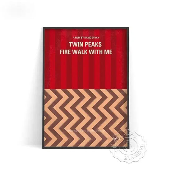 TV Play Series Twin Peaks Poster, Fire Walk With Me Wall Art, The Return Art Prints, David Lynch Artwork Twin Peaks Poster SS69 21.69 C / 55x80cm No Frame