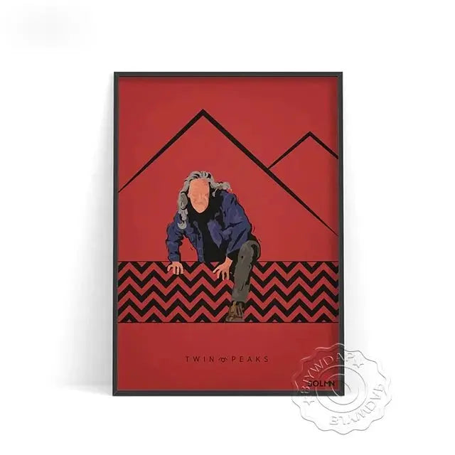 TV Play Series Twin Peaks Poster, Fire Walk With Me Wall Art, The Return Art Prints, David Lynch Artwork Twin Peaks Poster SS69 7.69 G / 13x18cm No Frame