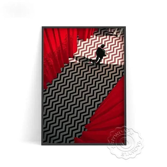 TV Play Series Twin Peaks Poster, Fire Walk With Me Wall Art, The Return Art Prints, David Lynch Artwork Twin Peaks Poster SS69 11.69 F / 30x40cm No Frame