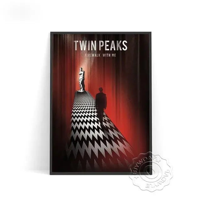 TV Play Series Twin Peaks Poster, Fire Walk With Me Wall Art, The Return Art Prints, David Lynch Artwork Twin Peaks Poster SS69 7.69 E / 13x18cm No Frame
