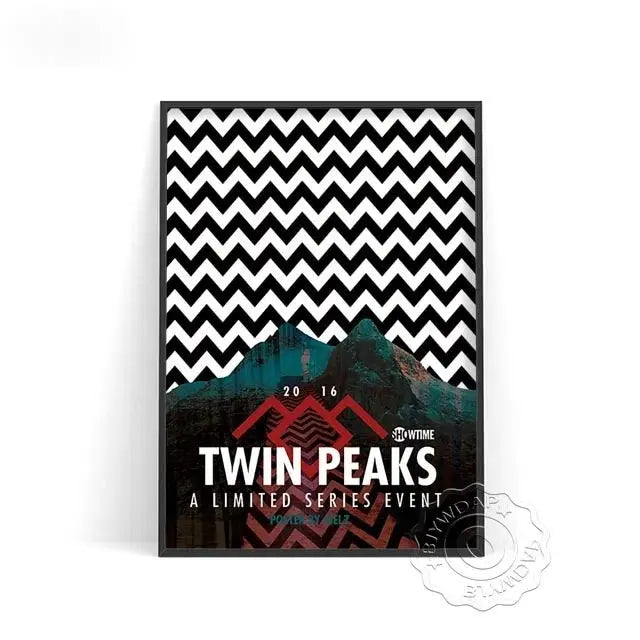 TV Play Series Twin Peaks Poster, Fire Walk With Me Wall Art, The Return Art Prints, David Lynch Artwork Twin Peaks Poster SS69 20.69 D / 50x70cm No Frame