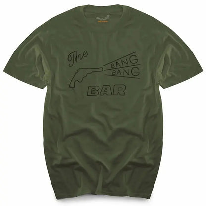 TWIN PEAKS - BANG BANG BAR - CULT TV/MOVIE - T-SHIRT - S to XL -  cotton men's top tees SS69 24.69 army green 2 / XXXL