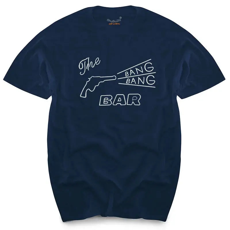 TWIN PEAKS - BANG BANG BAR - CULT TV/MOVIE - T-SHIRT - S to XL -  cotton men's top tees SS69 24.69 navy / XXL