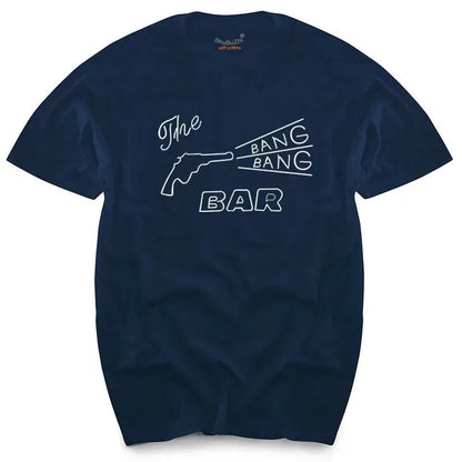 TWIN PEAKS - BANG BANG BAR - CULT TV/MOVIE - T-SHIRT - S to XL -  cotton men's top tees SS69 24.69 navy / XXL
