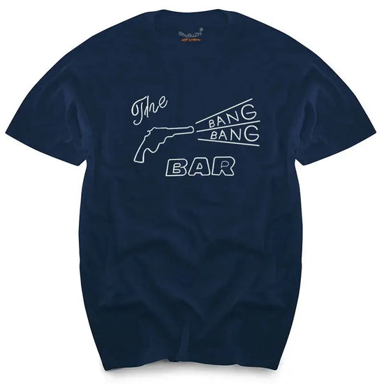 TWIN PEAKS - BANG BANG BAR - CULT TV/MOVIE - T-SHIRT - S to XL -  cotton men's top tees SS69 24.69 navy / XXL