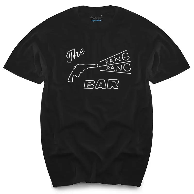 TWIN PEAKS - BANG BANG BAR - CULT TV/MOVIE - T-SHIRT - S to XL -  cotton men's top tees SS69 21.69 black 1 / XL