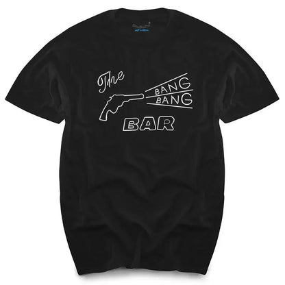 TWIN PEAKS - BANG BANG BAR - CULT TV/MOVIE - T-SHIRT - S to XL -  cotton men's top tees SS69 21.69 black 1 / XL