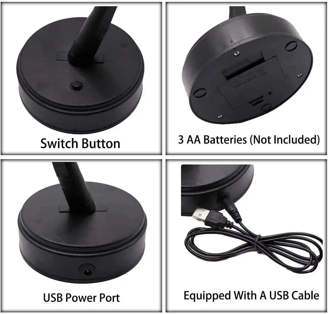 Table Tree Night Light USB/Battery Powered Touch Switch Artificial Bonsai Cherry Blossom Desktop Tree LED Lamp Light Decoration SS69