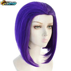 Teen Titans Raven Cosplay Costume Deluxe Jumpsuit Cloak Belt Suit Halloween Uniform for Women XS-3XL - SS69