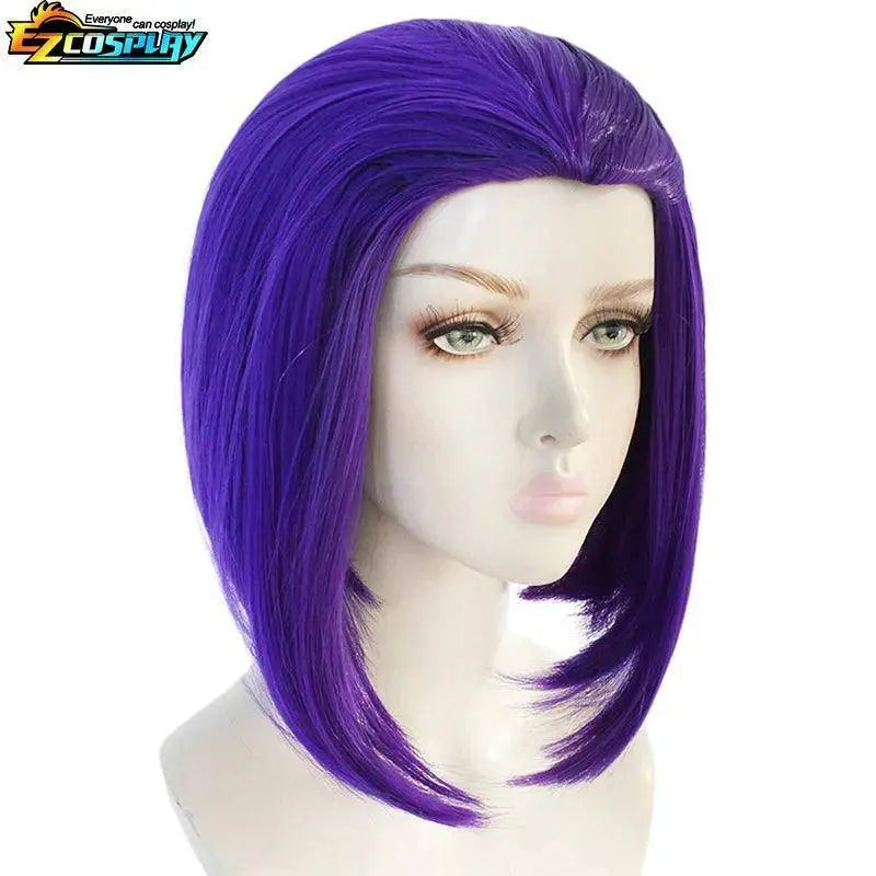 Teen Titans Raven Cosplay Costume Deluxe Jumpsuit Cloak Belt Suit Halloween Uniform for Women XS-3XL - SS69