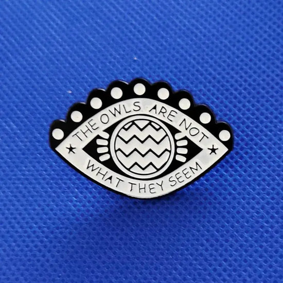 The Owls Are Not What They Seem Enamel Pin Movies Twin Peaks Lapel Badges Manga Brooches for Women Fashion Jewelry Accessories SS69