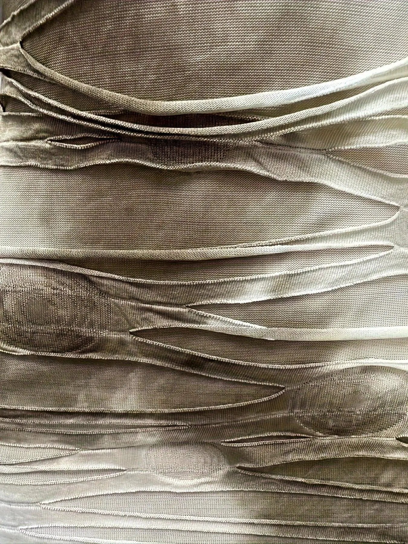 Tie Dye Print Tassel Asymmetrical Dress, Y2K Short Sleeve Dress For Spring & Summer, Women's Clothing SS69