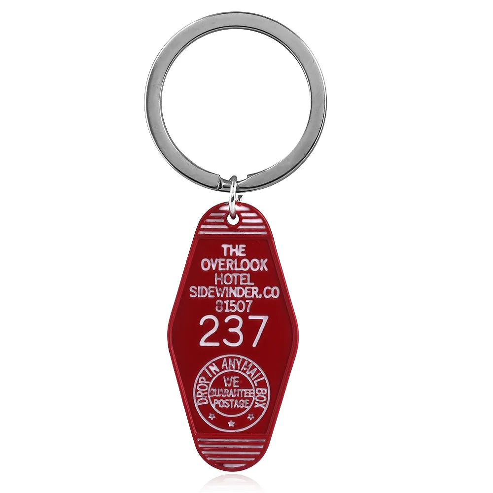 Tv Show Twin Peaks Key Chain Metal Green Enamel The Great Northern Hotel Room # 315 Keychains Women Men Gift Jewelry SS69 6.69 K00090-02