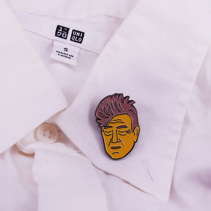 Twin Peaks Badge Agent Cooper Log Lady Wooden Gotta Light Woodsman David Lynch Pin Audrey Diane Fire Walk with Me Brooch SS69