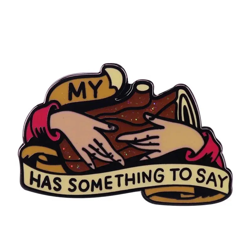 Twin Peaks Badge Agent Cooper Log Lady Wooden Gotta Light Woodsman David Lynch Pin Audrey Diane Fire Walk with Me Brooch SS69