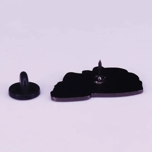 Twin Peaks Badge Agent Cooper Log Lady Wooden Gotta Light Woodsman David Lynch Pin Audrey Diane Fire Walk with Me Brooch SS69