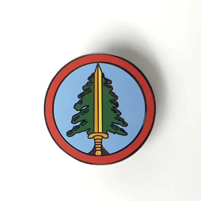 Twin Peaks Badge Agent Cooper Log Lady Wooden Gotta Light Woodsman David Lynch Pin Audrey Diane Fire Walk with Me Brooch SS69 6.69 10