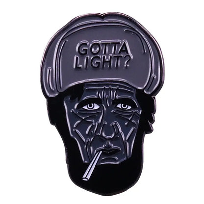 Twin Peaks Badge Agent Cooper Log Lady Wooden Gotta Light Woodsman David Lynch Pin Audrey Diane Fire Walk with Me Brooch SS69 6.69 08