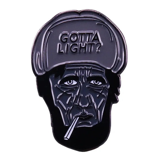 Twin Peaks Badge Agent Cooper Log Lady Wooden Gotta Light Woodsman David Lynch Pin Audrey Diane Fire Walk with Me Brooch SS69 6.69 08