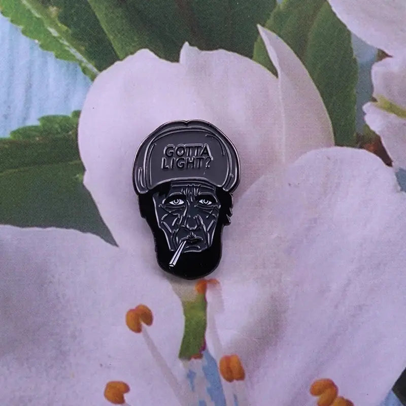 Twin Peaks Badge Agent Cooper Log Lady Wooden Gotta Light Woodsman David Lynch Pin Audrey Diane Fire Walk with Me Brooch SS69