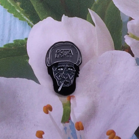 Twin Peaks Badge Agent Cooper Log Lady Wooden Gotta Light Woodsman David Lynch Pin Audrey Diane Fire Walk with Me Brooch SS69