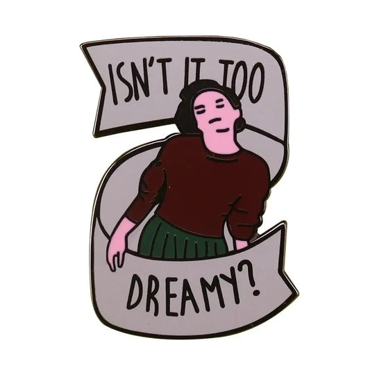 Twin Peaks Badge Agent Cooper Log Lady Wooden Gotta Light Woodsman David Lynch Pin Audrey Diane Fire Walk with Me Brooch SS69