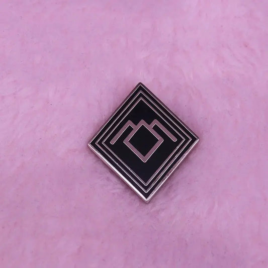Twin Peaks Black lodge badge owl cave symbol antique look style pin SS69 7.69 Default Title