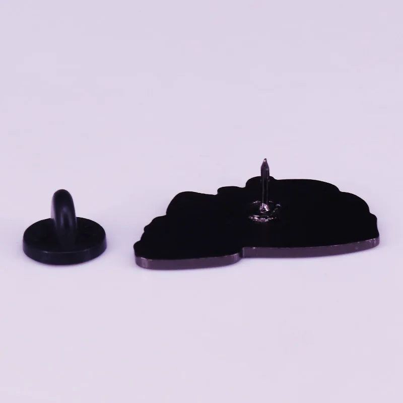 Twin Peaks Brooch Log Lady Enamel Pin One Day My Log Will Have Something To Say David Lynch TV Series SS69