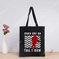 Twin Peaks Movie Tote Bags for Student Cloth Bag Totebag Women Shopper Shopping Aesthetic Woman Canvas Large University Shoulder SS69