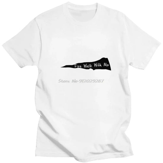 Twin Peaks T Shirt Cotton Laura Palmer T-shirt Fire Walk With Me Tee Top O-neck Short Sleeve TV Fan Tshirt Clothing SS69