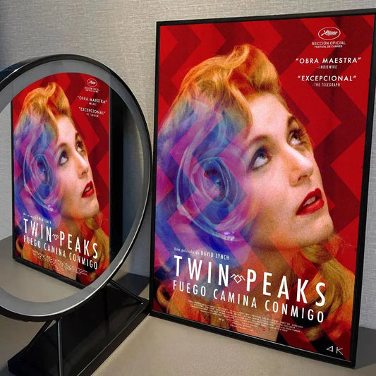 Twin Peaks TV Series Shows Poster Self-adhesive Art Waterproof Paper Sticker Coffee House Bar Room Wall Decor SS69 13.69 z10 / 50x70cm No Frame