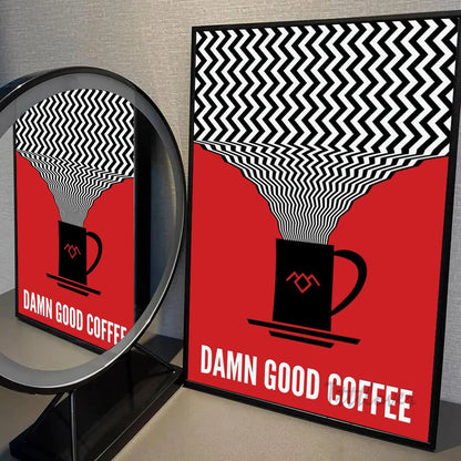 Twin Peaks TV Series Shows Poster Self-adhesive Art Waterproof Paper Sticker Coffee House Bar Room Wall Decor SS69 8.69 z13 / 10x15cm No Frame