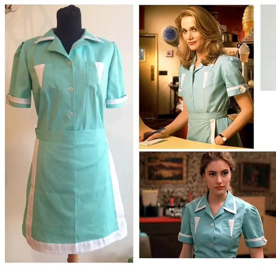 Twin Peaks Waitress Cosplay Dress cosplay costume Maid dress SS69